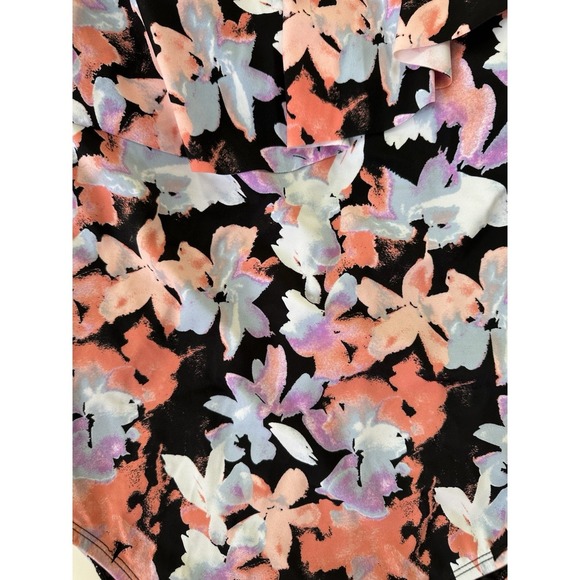 Time and TRU one piece floral print swimsuit sz L - Picture 4 of 7